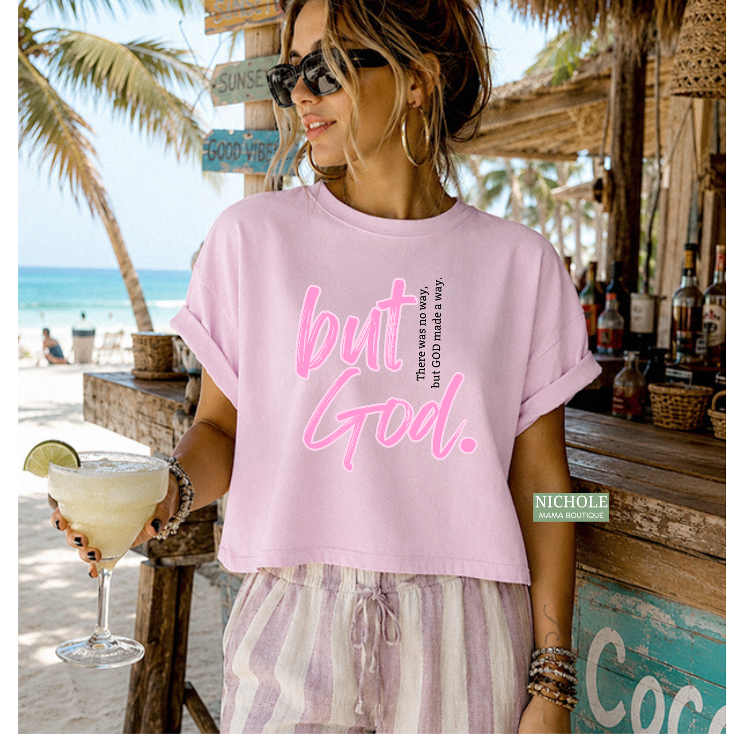 BUT GOD BOXY TEE