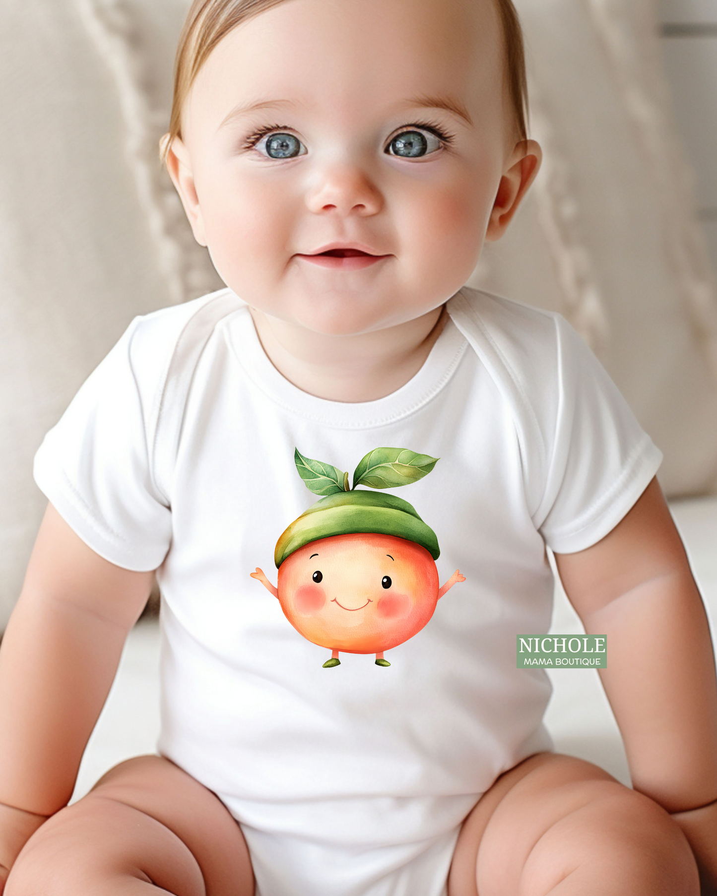 PEACH ONESIE