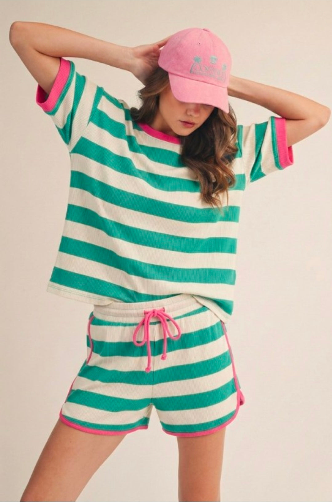 JADE STRIPED SET