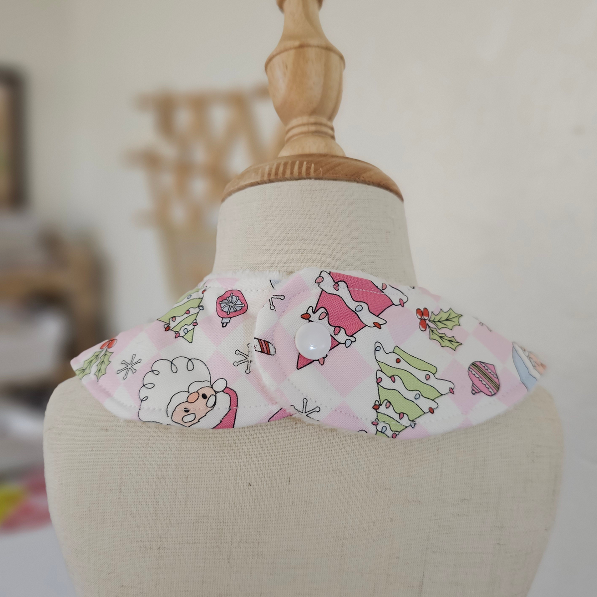 CHRISTMAS IN PINK BIB
