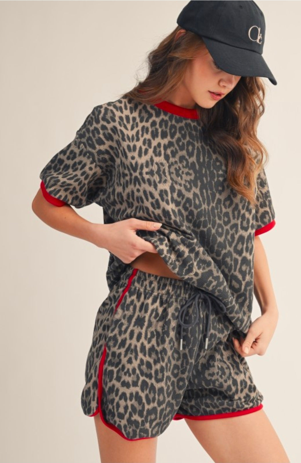 LEOPARD SHORT SET