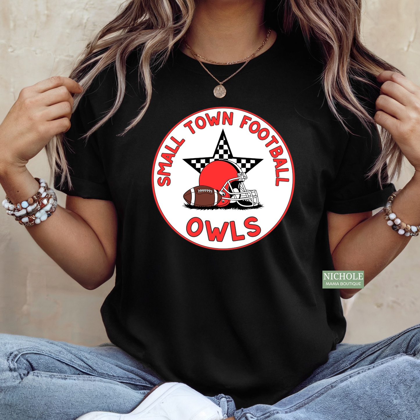 SMALL TOWN FOOTBALL TEE