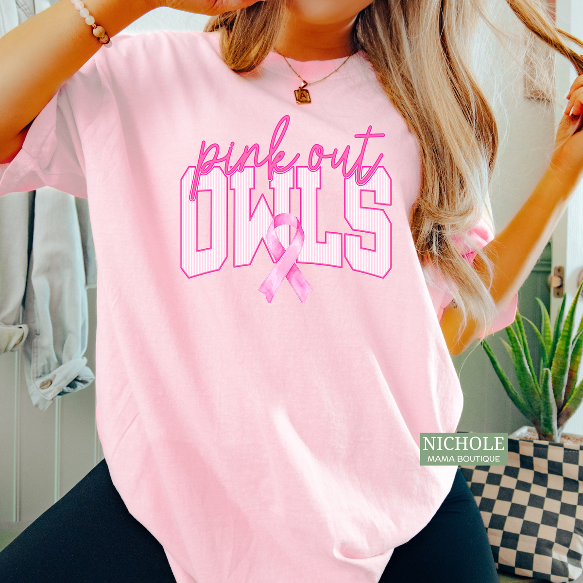 OWLS PINKOUT TEE
