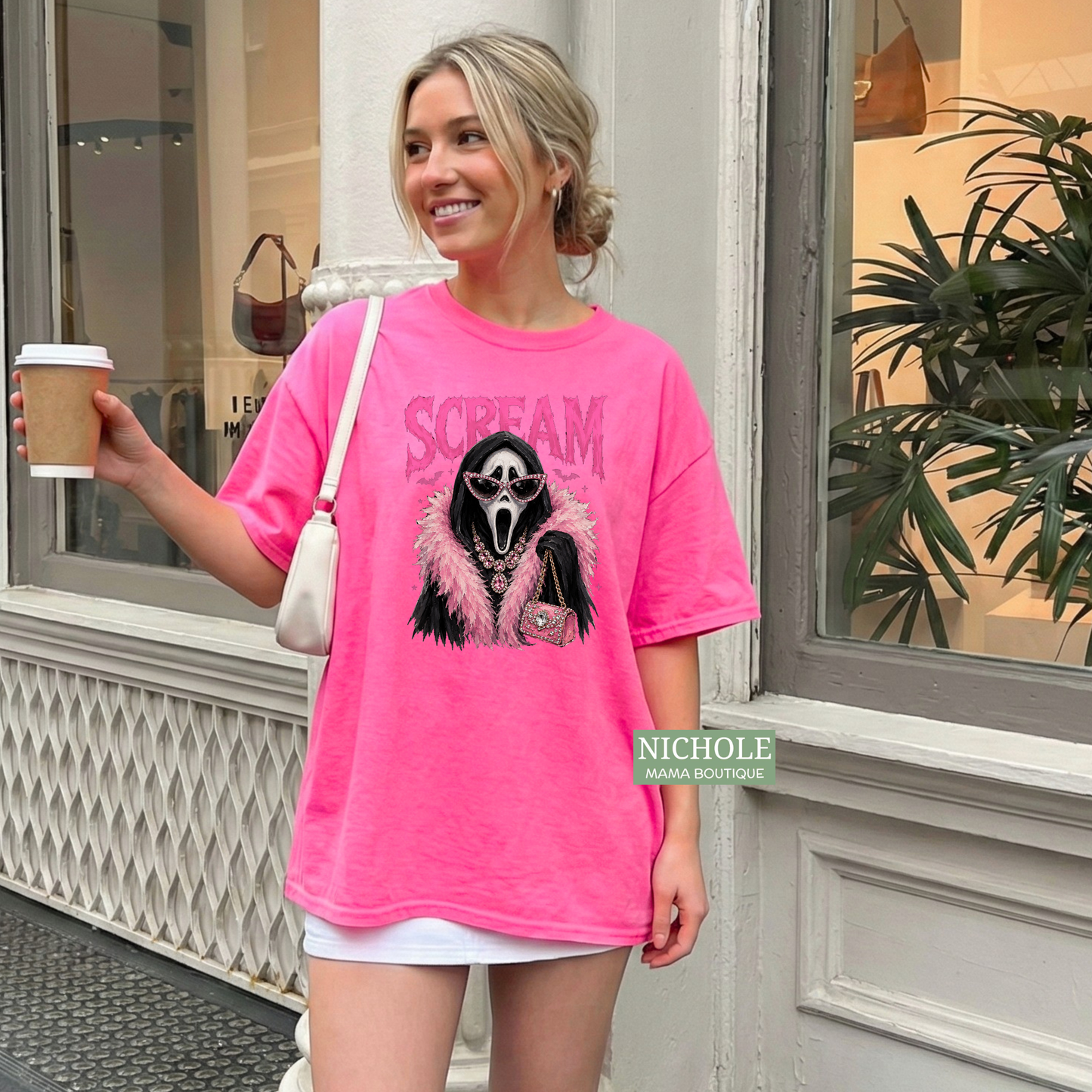 SCREAM IN BLING TEE