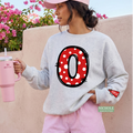 O IN DOTS CREWNECK