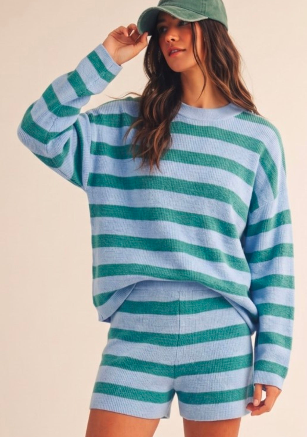 STRIPED KNIT SWEATER
