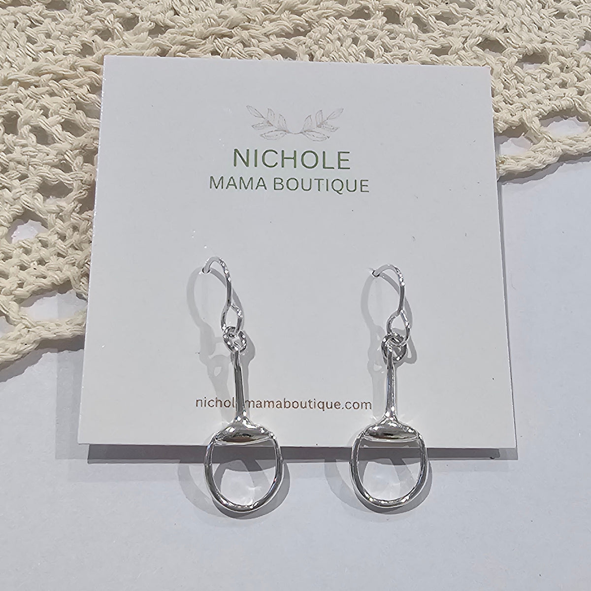 HORSE BIT EARRINGS