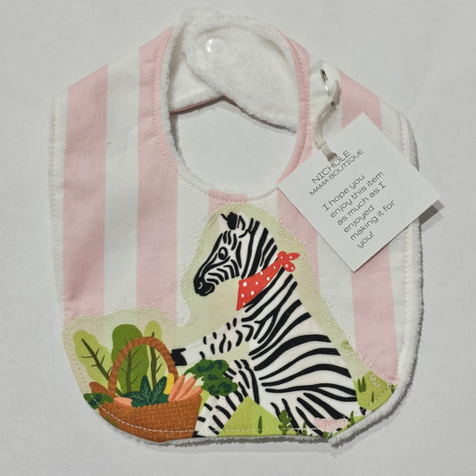 ZEBRA STRIPED BIB