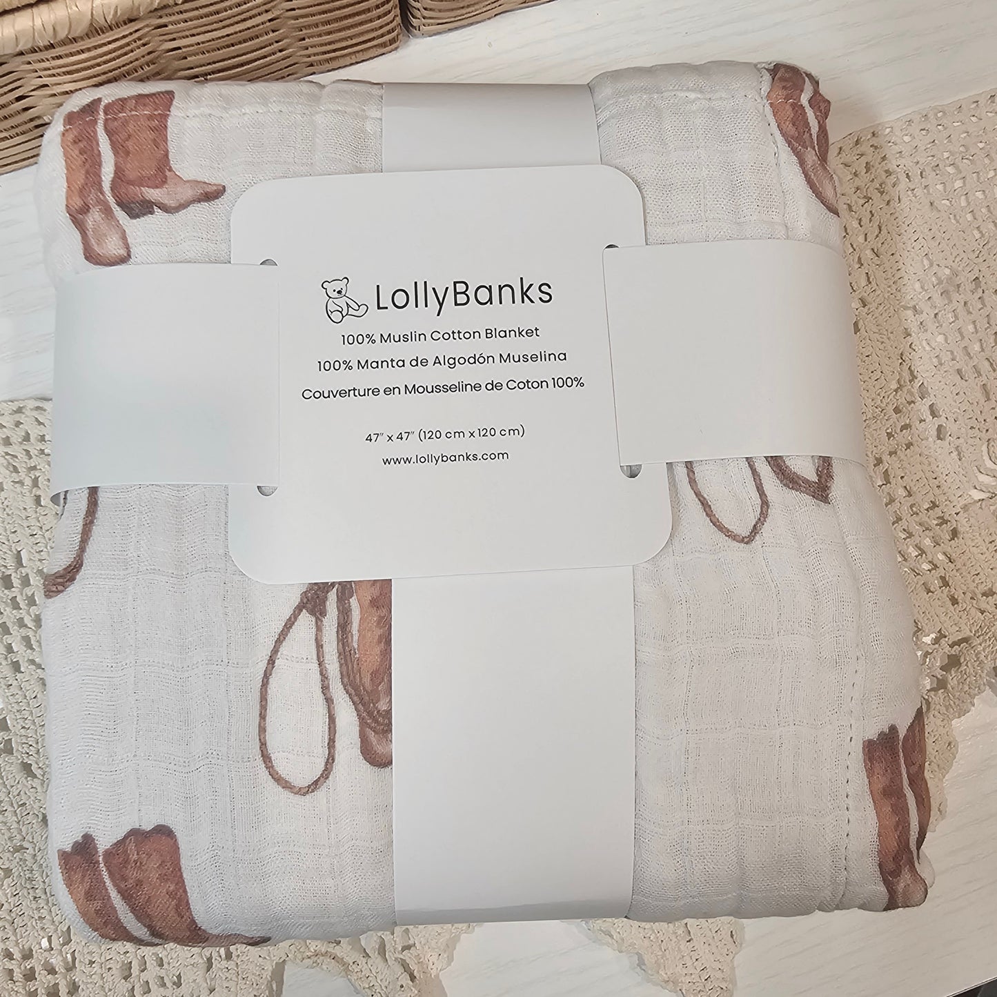 WESTERN BOOTS BLANKET