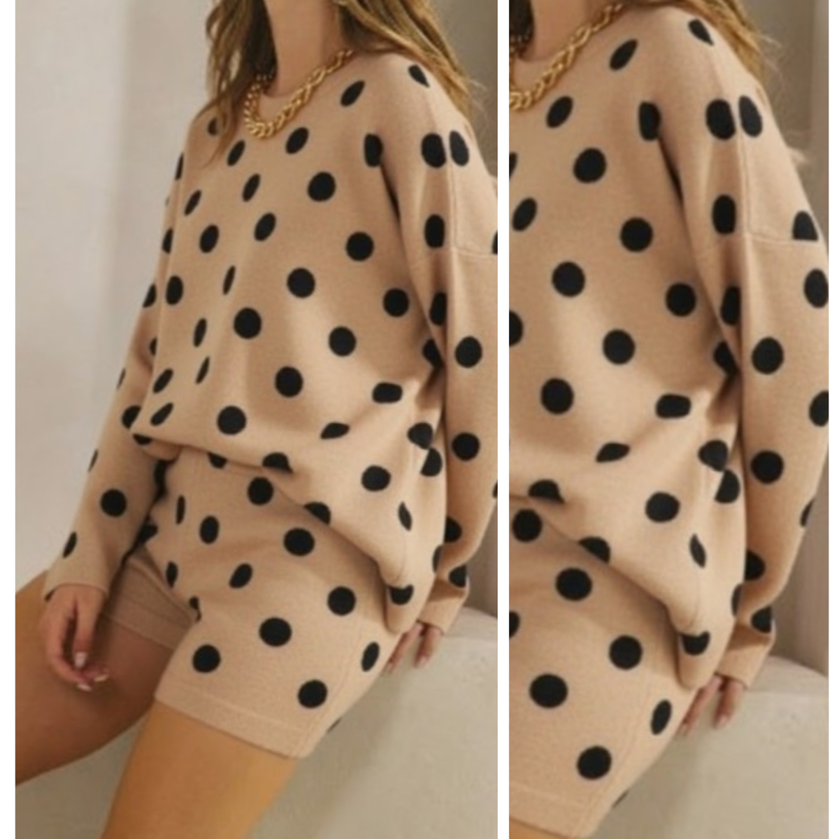DOT KNIT SHORTS